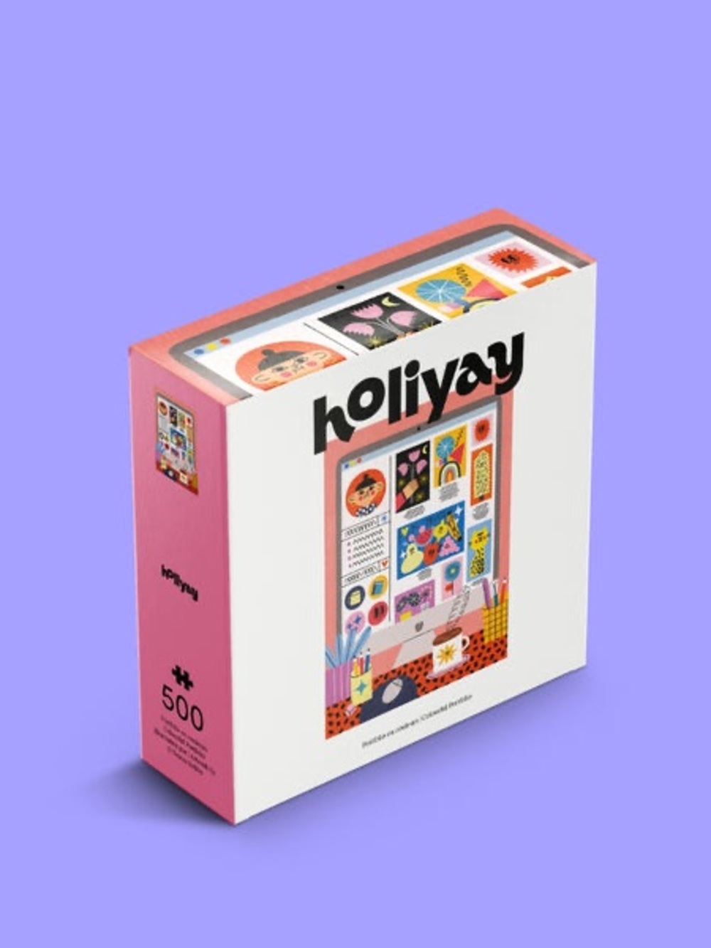 Holiyay 500 Piece Jigsaw Puzzle - Colorful Portfolio